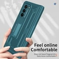 thumbnail image 4 of Dteck Case for Galaxy Z Fold 2 Hybrid Hard PC with Build in Stand, Ultra-Thin Anti-Scratch Shook-Proof for Samsung Z Fold 2 5G(2020) Folding Screen Stylish Cover Case,Green, 4 of 7