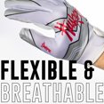 thumbnail image 6 of Franklin Sports Nebraska Huskers Kids Football Receiver Gloves - Youth Official NCAA College Team Football Gloves - Silicone Palm Receiver Gloves for Kids Ages 7 -10 - Youth Small/Extra Small, 6 of 8