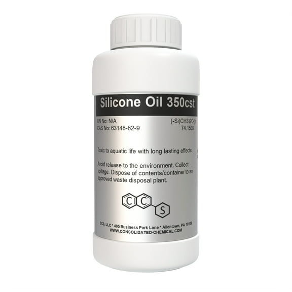 Silicone Oil 350 cSt | High-Performance Dimethylpolysiloxane Fluid - 250mL (8 Fl Oz)