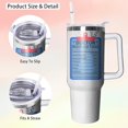 thumbnail image 3 of 40oz Doctor Tumbler with Handle and Straw, Doctors Day Insulated Stainless Steel Cup, Surgeon Travel Coffee Mug Water Bottle, Medical Student Gifts for Women Men, 3 of 6