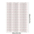 thumbnail image 4 of Yhmxh Valentine's Day Shower Curtain, Weighted Bottom Romantic Love Theme Pink and Red Little Heart Fabric Bathroom Curtain Home Decor Waterproof Washable with 12 Hooks, 36"x72", 4 of 7