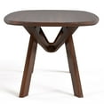 thumbnail image 6 of Furniture of America Pradan 7-Piece Solid Wood Dining Table Set in Rich Walnut, 6 of 17