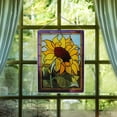 thumbnail image 4 of Muyoka Tapices de ventana de vidrieras de flores de mariposa Tapices de pared de vidrieras rectangulares Tratamientos de ventanas de pared hechos a mano Suncatchers colgantes con decoraci贸n de estilo, 4 of 6