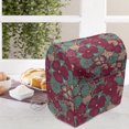 thumbnail image 3 of Floral Stand Mixer Cover, Folklore Inspired Blooming Flower Petals Pattern in Warm Vintage Tones, Kitchen Appliance Organizer Bag Cover with Pockets, 5 Quarts, Peach Dark Coral, by Ambesonne, 3 of 4