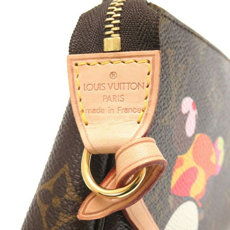 Authenticated Used Louis Vuitton Monogram Panda Pochette Accessoires  Takashi Murakami M51981 Pouch 