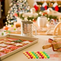 60pcs Artificial Mini Apples Fake Apples Props Lifelike Artificial Apples Simulation Fruits Decorations