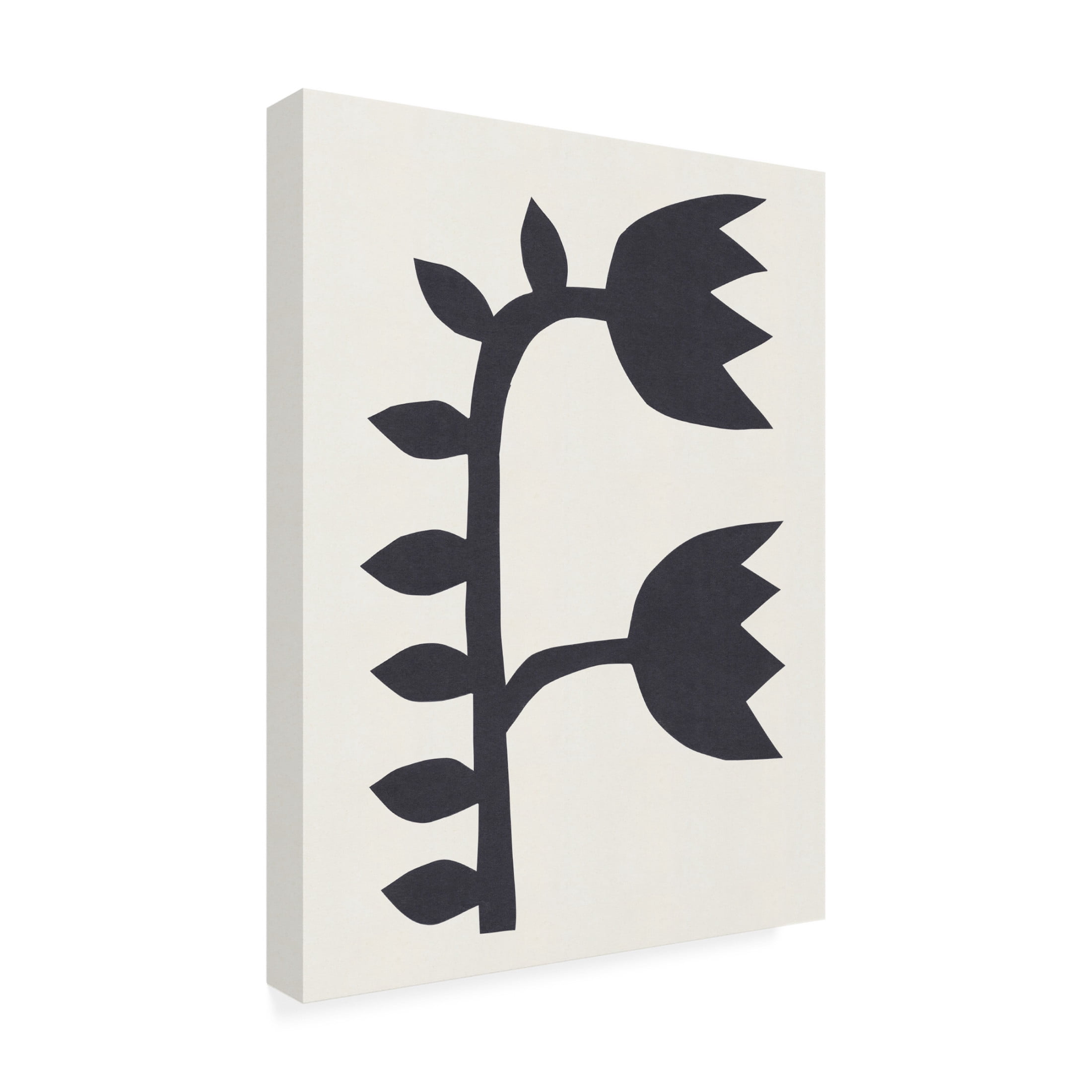 Trademark Fine Art Alisa Galitsyna Black Tulips 1 Canvas Wall Art