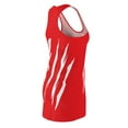 thumbnail image 4 of Effete Feline Claw Marks Scratch Women Cut & Sew Racerback Dress (AOP), 4 of 7