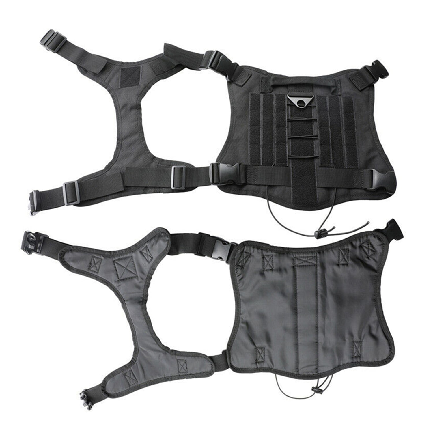 Pefilos XL Tactical Dog Harness Full Buckled Dog Sport Vest for Large Dogs No Pull Dog Jacket, Black Pefilos XL Tactical Dog Harness Full Buckled Dog Sport Vest for Large Dogs No Pull Dog Jacket, Black