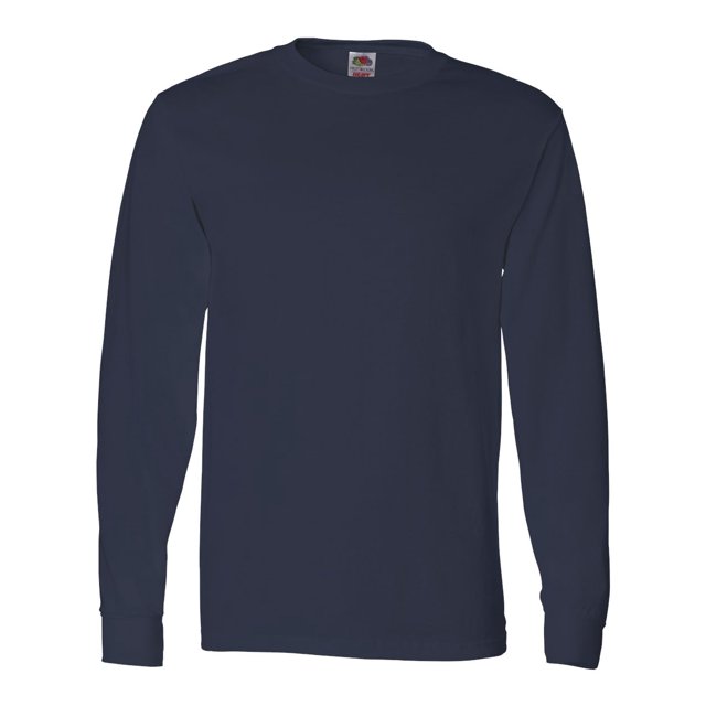 T-Shirt à Manches Longues en Coton HD, m, J. Navy