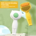 thumbnail image 4 of Biplut Pet Hair Cleaner Brush Self-Cleaning Hair Removal One Button Operation Slicker Comb for Cats Dogs Detangling (White), 4 of 13
