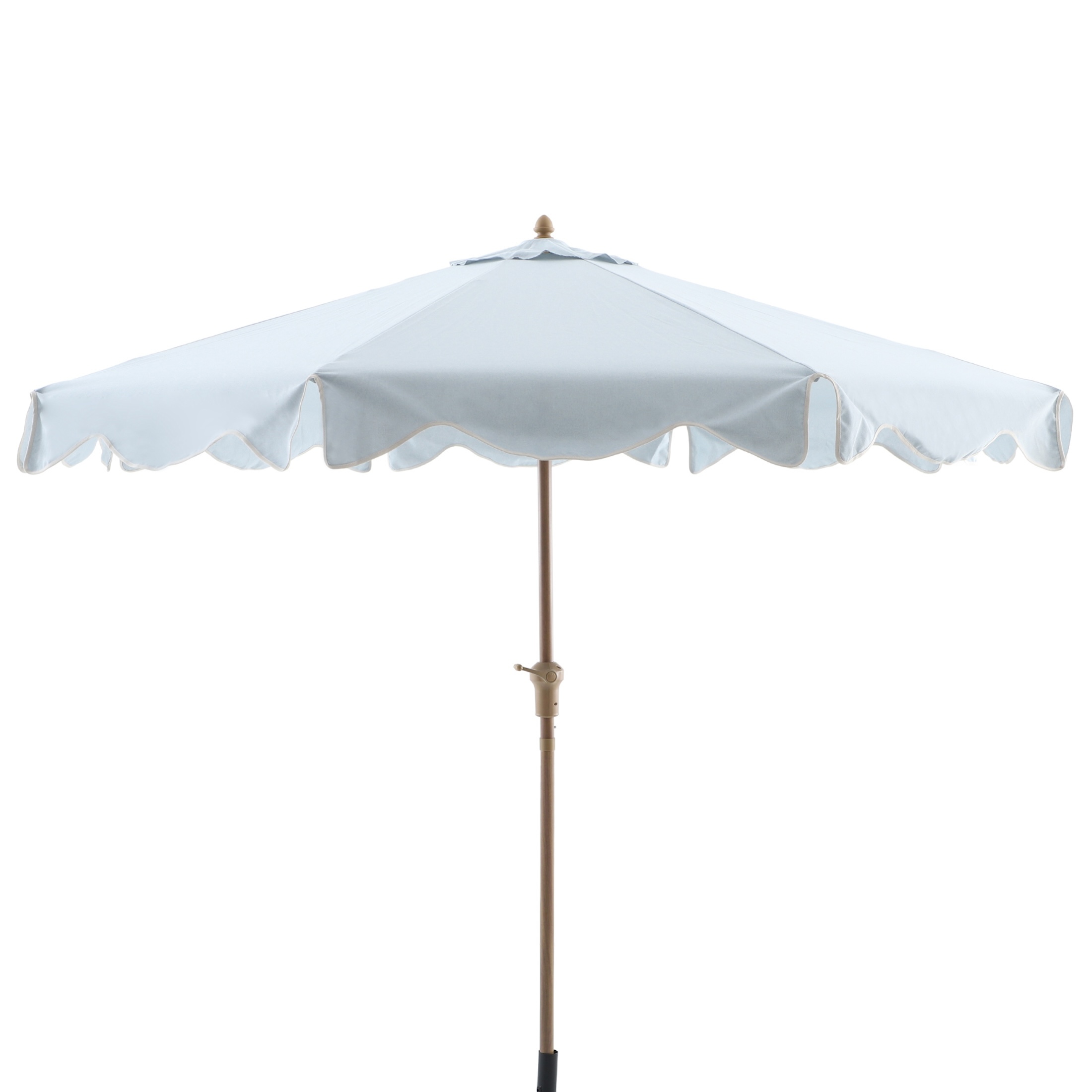 My Texas House 9ft Round Market Patio Umbrella, Blue photo 1