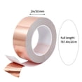 thumbnail image 2 of STAOEDU Copper Tape [2 Inch x 66ft]. Copper Tape Conductive Adhesive use as Copper Foil Tape for Stained Glass, Copper Tape for Slugs, Copper Shielding Tape for Guitars or Faraday Tape, 2 of 5