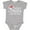 AC-Heather Grey, variant on Inktastic I Believe in Santa 2 Boys or Girls Baby Bodysuit