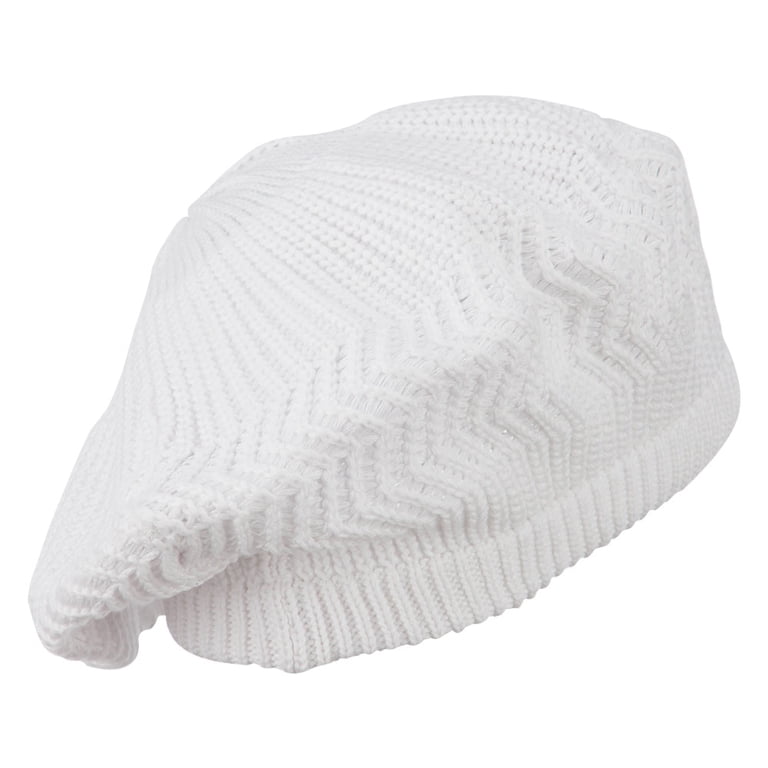 Big Size Cotton Rasta Tam Beret - White XL-3XL - Walmart.com display picture 3