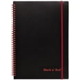 thumbnail image 2 of Black n' Red™ Twinwire Soft Cover Business Notebook, 11 3/4" x 8 1/4", Ruled, 70 Pages (35 Sheets), Black/Red (E67008), 2 of 7
