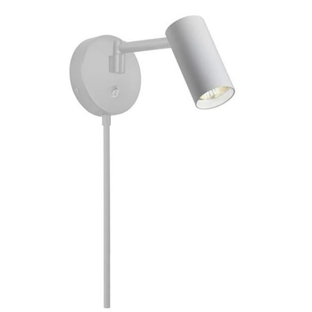 

1 Light Halogen Wall Swing Arm Spotlight Matte White