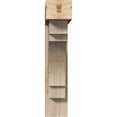 thumbnail image 2 of Ekena Millwork 7 1/2"W x 36"D x 36"H Merced Block Smooth Bracket w/ Offset Brace, Douglas Fir, 2 of 25