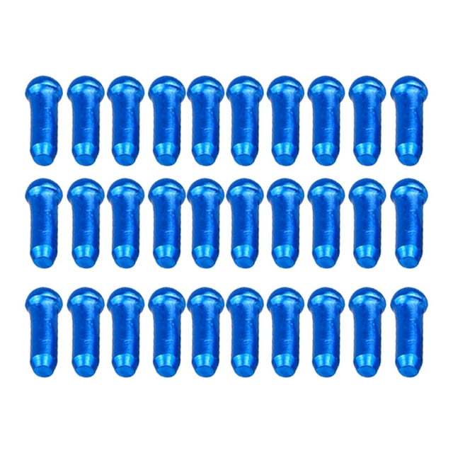 30 Pcs Embouts de Câble de Vélo Embouts de Câble de Frein à Engrenage Intérieur Bleu