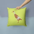 thumbnail image 2 of Carolines Treasures BB7691PW1414 Indian Runner Duck Green Fabric Decorative Pillow, 14 x 14 in., 2 of 4