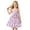 Purple, variant on Fgnfyis Girls Summer Dresses Cherry Print Sleeveless A Line Swing Bowknot Waist Casual Toddler Summer Dress 9-10 Years