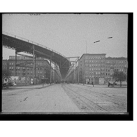 Historic Print, [The Elevated, Eighth Avenue and 110th Street, New York], 18" x 24"