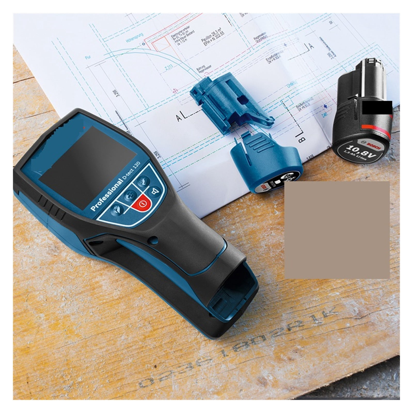 Professional Wall Scanner Detection Plastic Pipes/Wooden Studs/Live Cable/Magnetic Metal/Non-Magnetic Metal ,Accurate and Quick
