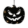 thumbnail image 5 of Halloween LED Wall Decals -8 Design Glow in The Dark Stickers (Bats Witch Pumpkin Castle Cat Ghost Spider and web ) for Party Atmosphere, Spooky Room Decor Acrylic Light Signs,Halloween Decorations, 5 of 6