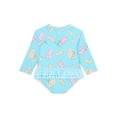 thumbnail image 3 of Character Baby Girl Long- Sleeve Ruffle Rash Guard Swimsuit, One- Piece, Sizes 0M-12M, 3 of 3