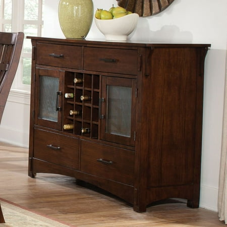 Standard Furniture Loft Dining Server Warm Medium Oak Standard Furniture Loft Dining Server Warm Medium Oak