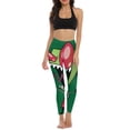 thumbnail image 5 of Invader Zim Yoga Pants Women High Waisted Tummy Control Non See-Through Elastic Running Workout Yoga Leggings Pants, 5 of 7