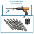 Gymnture 7PCS Heavy Duty Pneumatic Air Rivet Tools Set