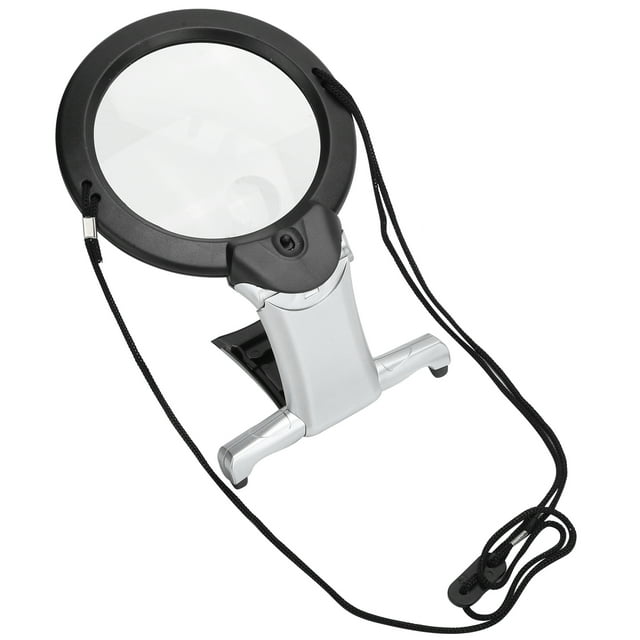 Lupa LED, Lupa De Lectura LED Dual De Aplicación Amplia De Mano 2-6X Para Lectura En La Oficina Para El Hogar