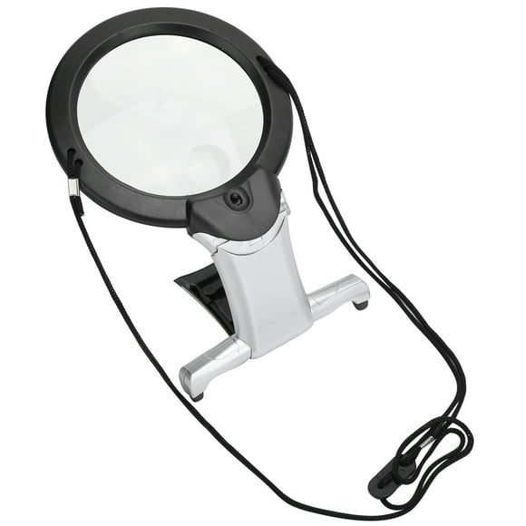 Lupa LED, Lupa De Lectura LED Dual De Aplicación Amplia De Mano 2-6X Para Lectura En La Oficina Para El Hogar