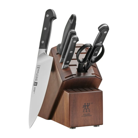ZWILLING Pro 7-pc Knife Block Set (Best Knife Set For The Money)