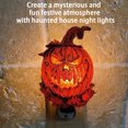 thumbnail image 2 of LED Nocturna Con Castillo Calabaza Resina Halloween para Fiesta en Casa, 2 of 9