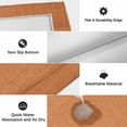thumbnail image 6 of Burnt Orange Burlap Texture Outdoor Rug for Patio/Deck/Porch, Non-Slip Large Area Rug 4 x 6 Ft, Farmhouse Vintage Orange Indoor Outdoor Rugs Washable Area Rugs, Reversible Camping Rug Carpet Runner, 6 of 8