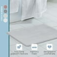 thumbnail image 2 of Vellux Bliss Memory Foam Bath Rug, 17" x 24", Light Grey, 2 of 8
