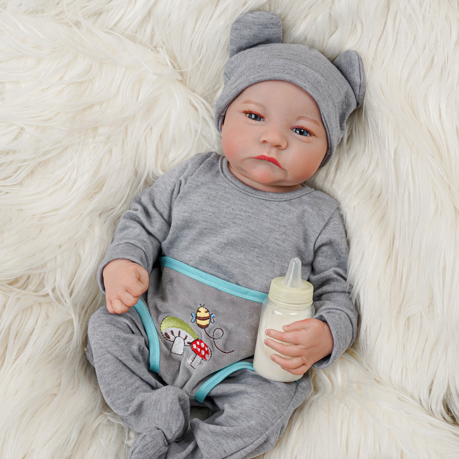 Poupée Reborn Bébé Garçon Endormi Nouveau-né Vrai