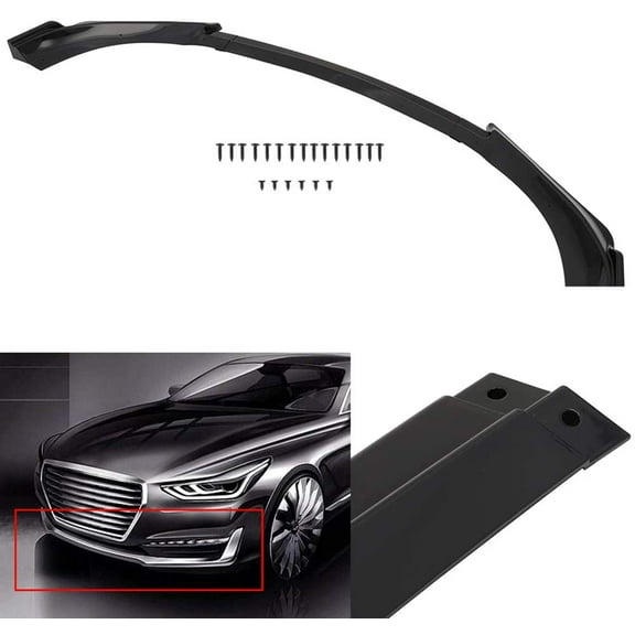 ECCPP Front Bumper Lip Chin Spoiler fit for Compatible with 2013-2016 for Hyundai for Genesis Coupe