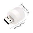 thumbnail image 2 of ColoMX 4 unids luces USB por noche enchufe creativo en LED luz nocturna Mini USB LED luz, 2 of 7