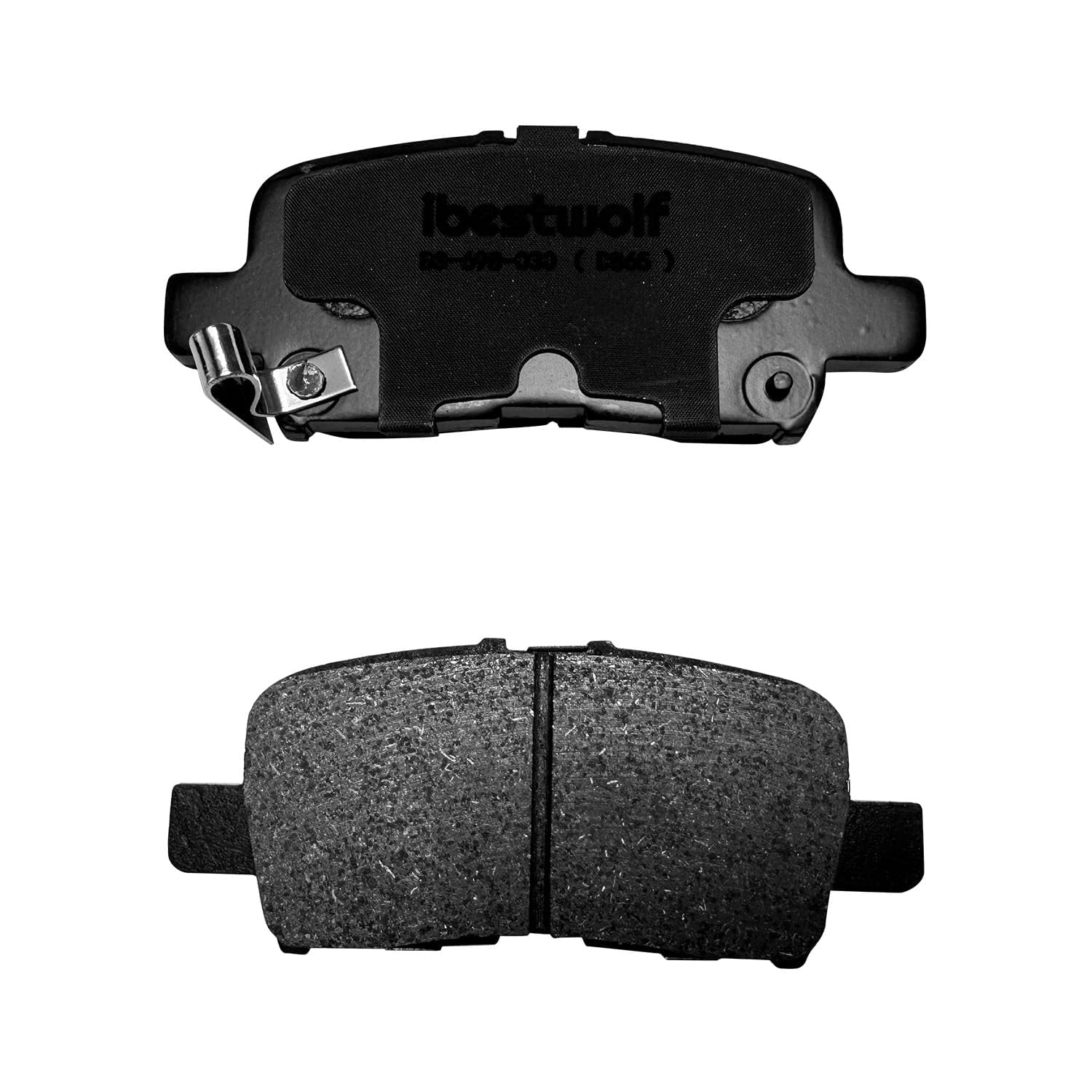 BST BSSPF Front and Rear Ceramic Brake Pads for 2003 2004 2005 2006 2007 2008 Honda Pilot, Disc Brake Pad Replacement P-943 P-865