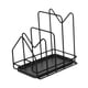thumbnail image 4 of Soporte de tapa Porto de picadura Soporte de secado Estable Estable a prueba de óxido Soporte de desagüe de tablero Espacio de espacio para Negro, 4 of 8
