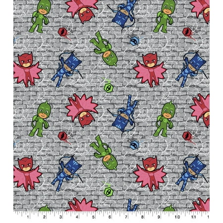 UPC: 0887816366700 | Hasbro PJ Masks Brick Cotton Fabric