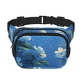 thumbnail image 1 of Disketp Hibiscus Flowers Calm Water Riñonera de Doble Capa, Bolsa de Cintura Ajustable para Viajes, Correr y Senderismo, Riñonera Ligera para Hombre y Mujer, 1 of 9