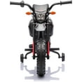 thumbnail image 3 of EastVita 6V Electric Kids Ride-on Motorcycle [Licensed Honda],Toddler Motorbike with Training Wheels,Rechargeable Battery,Headlight,for Children Girls Boys,3 Age+ Black, 3 of 5