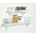 thumbnail image 4 of Kate and Laurel Corblynd Traditional Wood Wall Shelf, White 36", 4 of 6