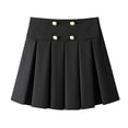 thumbnail image 4 of Miaoju Girls Pleated Plaid Skirt High Waisted A-Line Skater School Uniform Skirts for Casual Holiday, 4 of 6