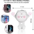 thumbnail image 2 of Soporte para teléfono de coche, bonito soporte para ventilación de aire, soporte para teléfono móvil de coche compatible con accesorios de coche para smartphone de 4 a 7 pulgadas para mujeres y niñas JAMW Sencillez, 2 of 5