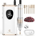 thumbnail image 2 of Professional Electric Nail Drill Rechargeable Nail File | for Acrylic & Gel, High Speed 45000RPM, Cordless, Portable Gel Polish Removal E file, Beginner Friendly, for Beauty Lovers, 2 of 10